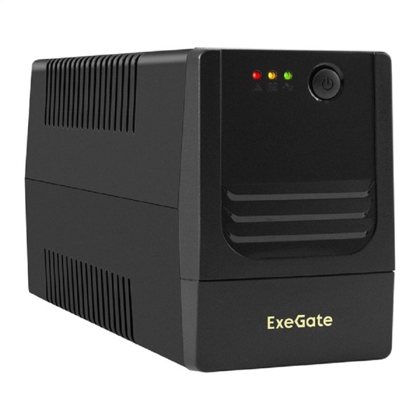 Exegate EX299757RUS ИБП ExeGate Power NB-800.LED.AVR.4C13 (800VA/480W, LED, AVR, 4*C13, батарея 12V 9Ah, Black)