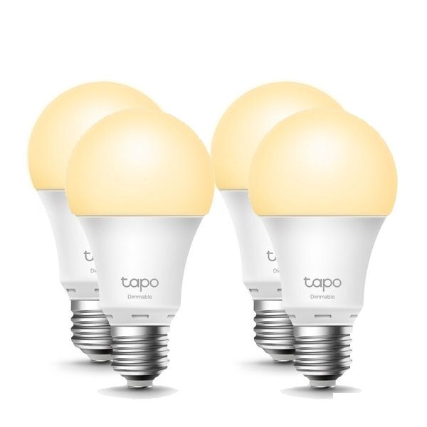 TP-Link Tapo L510E(4-pack) Умная диммируемая Wi-Fi лампа, 4 шт.