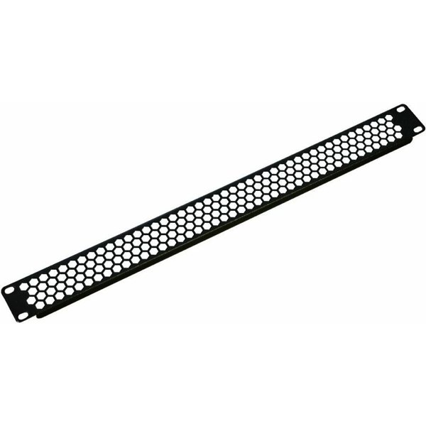ЦМО Фальшпанель в шкаф 19" 1U перфорированная, цвет черный (ФП-1.4-9005)