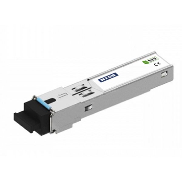 NTSS Модуль NTSS SFP, 1,25Гбит/с, разъём SC, рабочая длина волны 1310/1550нм, SM, WDM, дальность до 20км, ОБ 14дБ, DDM (INDUSTRIAL -45 +85C) NTSS-SFP-1.25G-35-20SDI