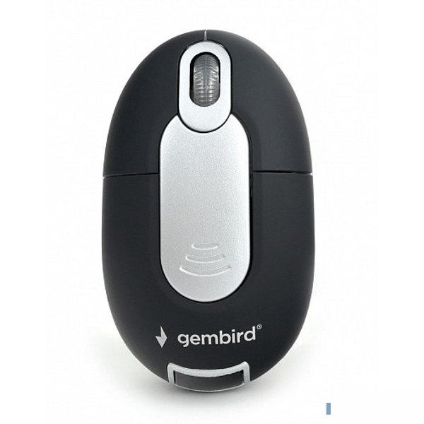 Мышь беспров. Gembird MUSW-600, 2,4ГГц, 1200DPI, 3кн черная