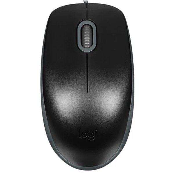 910-005502 Мышь Logitech M110 Silent Black [бесшумная, оптическая, 1000dpi, USB, 1.8м]