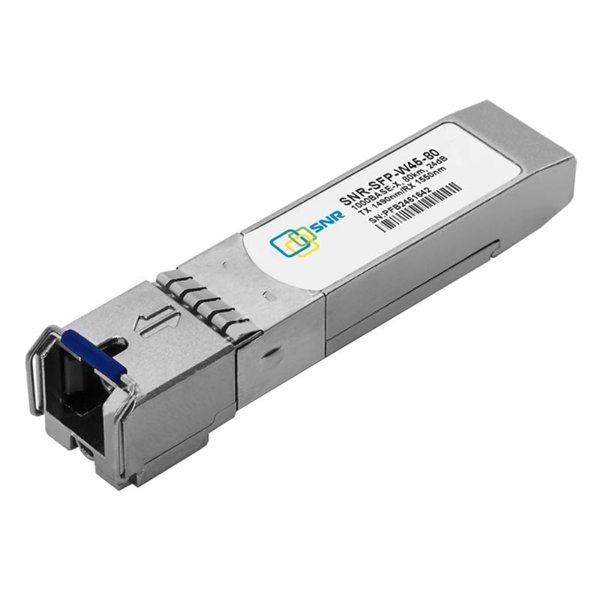 SNR-SFP-W45-80 SNR Модуль SFP WDM, дальность до 80км (24dB), 1490/1550нм