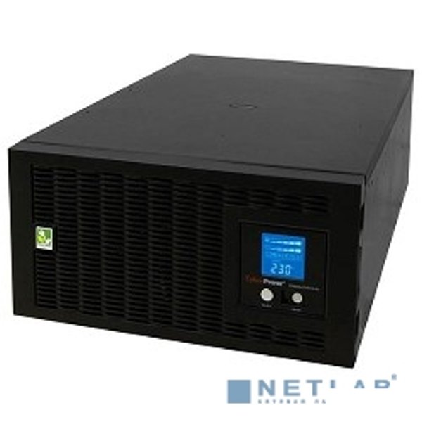ИБП CyberPower PR6000ELCDRTXL5U {Line-Interactive, 6000VA/4500W стойка/на пол, USB/RS-232/Dry/EPO/SNMPslot/RJ11/45/ВБМ (8 С13, 2 C19, 1 клеммная колодка) 12В/9 Ач х 16}