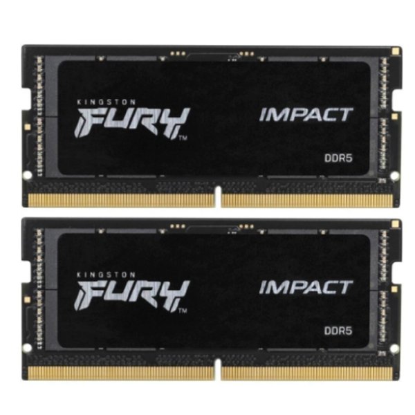 Kingston DDR5 SODIMM 32Gb (2x16Gb) PC48000 6000Mhz Fury Impact (KF560S38IBK2-32)