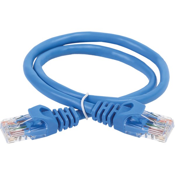 ITK RJ45(m) - RJ45(m) Cat. 5e U/UTP LSZH 3м синий
