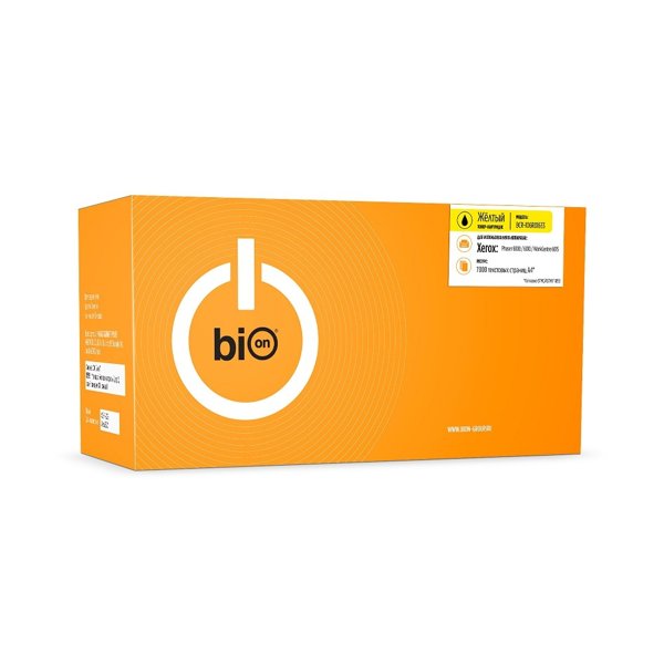 Bion BCR-106R01633 Картридж для Xerox{ Phaser 6000/6010, WorkCentre 6015} (1000  стр.),Желтый, с чипом