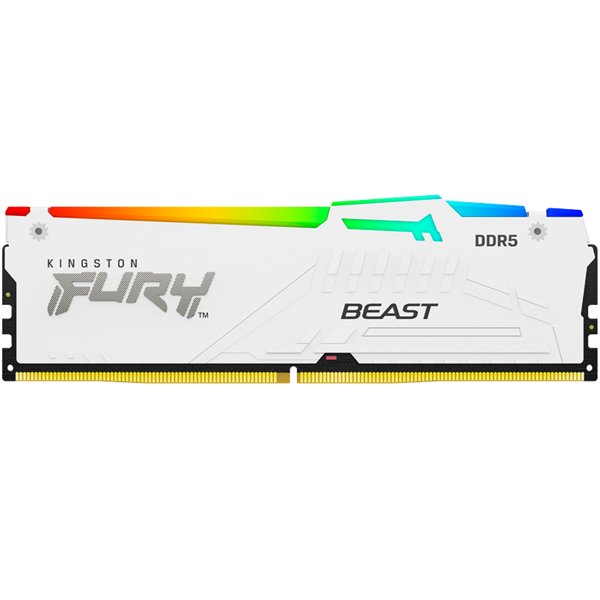Kingston DDR5 DIMM 16GB 5200MHz KF552C40BWA-16 Fury Beast RGB RTL Gaming PC5-41600 CL40 288-pin 1.25В single rank с радиатором Ret