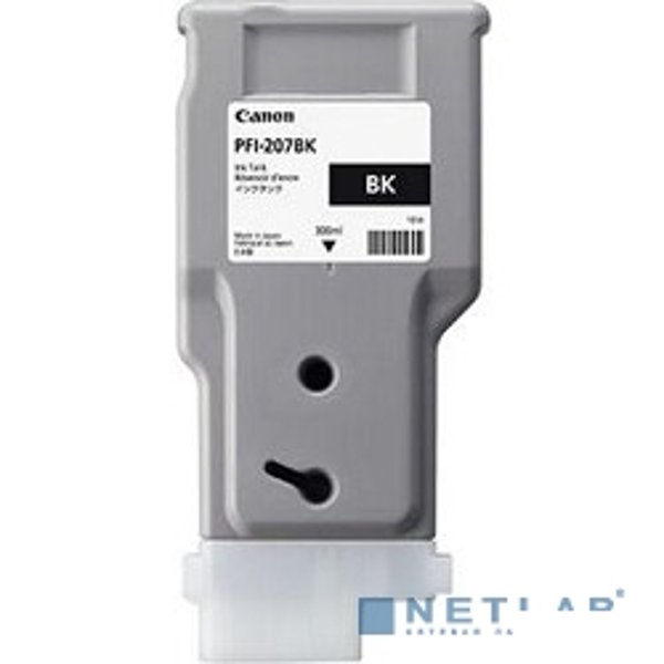 Canon PFI-207BK 8789B001  Картридж струйный для iPF680/685/780/785, чёрный,  300ml (GJ)