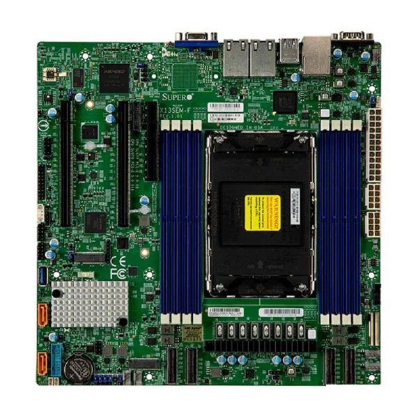 Supermicro MBD-X13SEM-F-B 1xLGA-4677, Intel Xeon SP gen 4, Intel C741, 8x DDR5 4800/4400/4000 MHz. 2x1Gbe Base-T i350+1xMgmt LAN, 10xSATA3, 2xSATA-DOM, 5xUSB 3.2,  2xPCI-Ex16+1xPCI-E x8+4xMCIO x8, 2xM