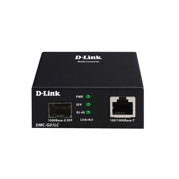 D-Link DMC-G01LC/C1A Медиаконвертер с 1 портом 100/1000Base-T и 1 портом 1000Base-X SFP