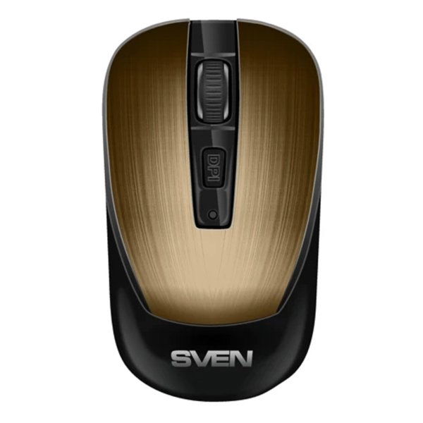 Беспроводная мышь Sven RX-380W античная бронза (2,4 GHz, 3+1кл. 800-1600DPI, блист.)