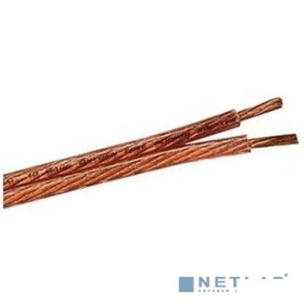 Proconnect 01-6202-6 Кабель акустический, 2х0.35 мм2, прозрачный BLUELINE, 100 м.