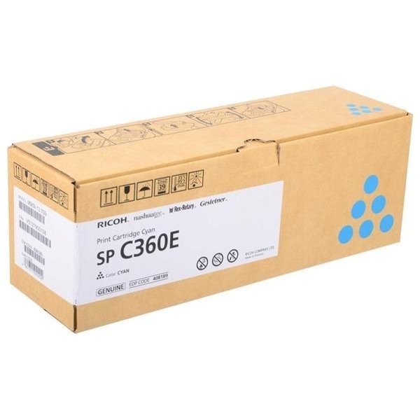 Ricoh 408189 Принт-картридж SP C360E голубой SPC360/361  (1500 страниц)(408189)