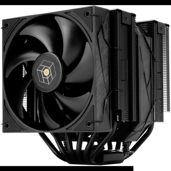 Thermalright Кулер Royal Pretor 130 Black LGA115X/1200/1700/1851/2011/2066 (1x120mm + 1x130mm PWM Fan, медное основание, 6 тепл. трубок 6мм) / TRRP130B