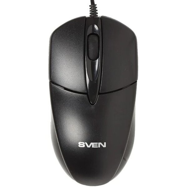 Мышь Sven RX-112 USB чёрная (2+1кл. 1000DPI, кор)