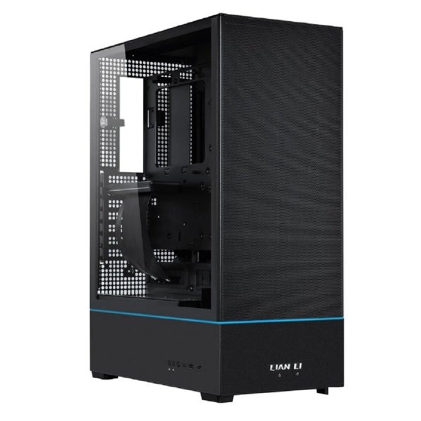 Lian Li Корпус SUP01X / Black / 3 x 120mm PWM Fan / PCIe4.0 Riser Cable / Mid-Tower, TG / G99.SUP01X.R0