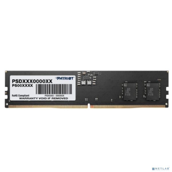Память DDR5 8GB 5600MHz Patriot PSD58G560081 Signature Line RTL PC5-44800 CL46 DIMM 288-pin 1.1В single rank Ret