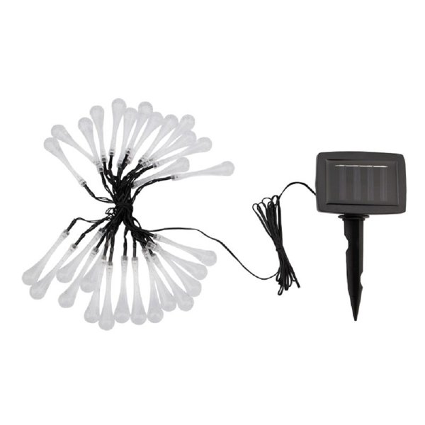 Rexant 602-239 Каскад Lamper Сталактит LED 5 м с аккумулятором и выносной солнечной панелью 1 м, IP65, 2 режима работы (мигание и постоянное)