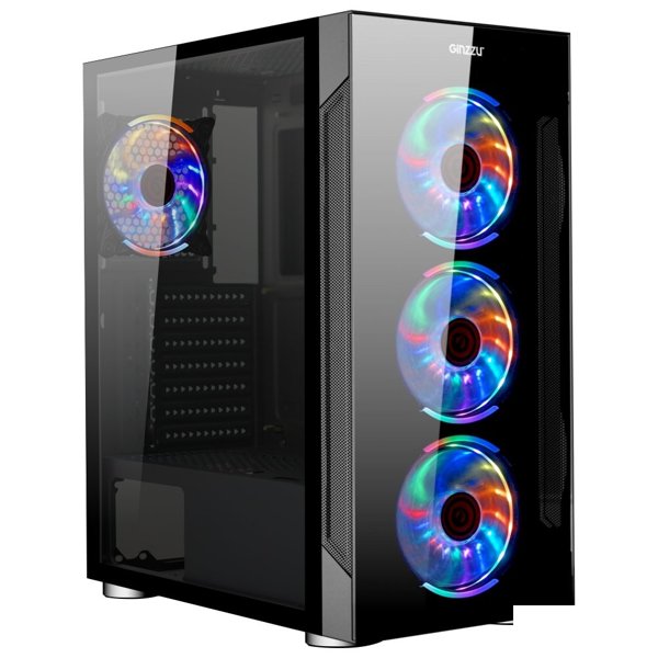 Ginzzu CL280 FAN 12CM RGB*4 USB3.0 Window