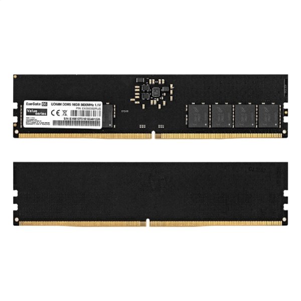 Exegate DDR5 DIMM 16GB EX300352RUS Модуль памяти ExeGate Value <PC5-44800> 5600MHz
