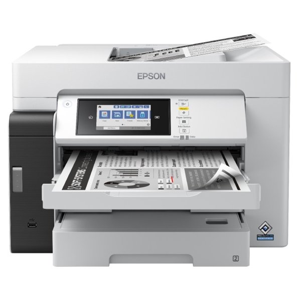 Epson М15180 (C11CJ41408) {принтер/копир/сканер/факс, A3, 25 стр./мин. ч/б, Wi-Fi, Ethernet RJ-45, USB}