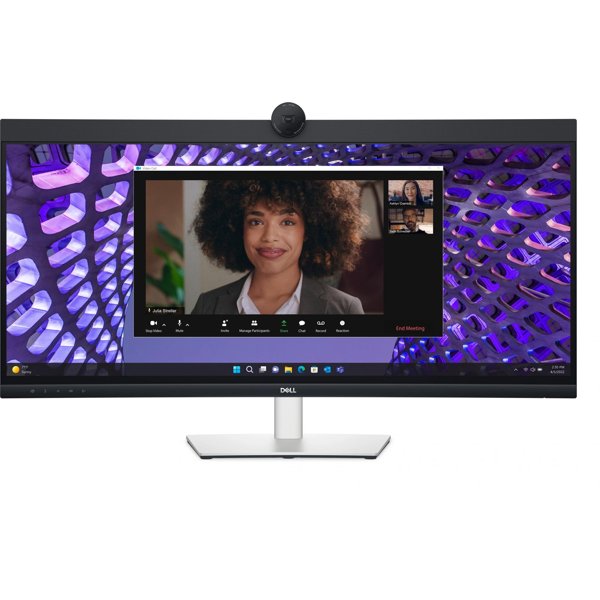LCD Dell 34.14" P3424WEB черный {IPS 3440x1440 60Hz 21:9 1000:1 300cd 178/178 HDMI DisplayPort USB M/M WebCam HAS Pivot}