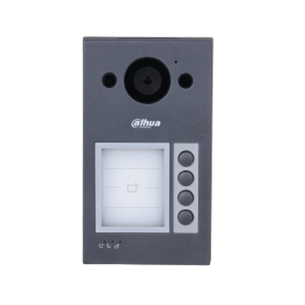 DAHUA DHI-VTO3311Q-WP Вызывная WIFI панель с разрешением камеры 2мп и CMOS сенсором, IP65, IK08, Поддержка режима "Ночь" и голосового оповещения, питание DC 12V, PoE