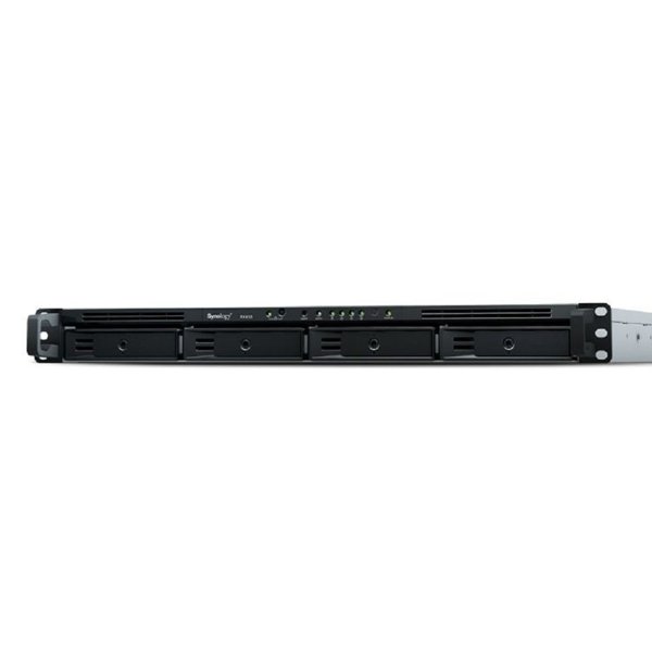 Synology RX418 Модуль расширения Expansion Unit (Rack 1U) for RS818+, RS818RP+, RS816, RS815+, RS815RP+, RS815 up to 4hot plug HDDs SATA(3,5" or 2,5")/1xPS incl eSATA Cbl
