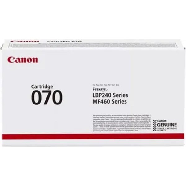 Canon 5639C002  Cartridge 070 Тонер-картридж для MF461w/463dw/465dw/LBP243dw/246dw Black (3000 стр.)  5639C002/5639C004
