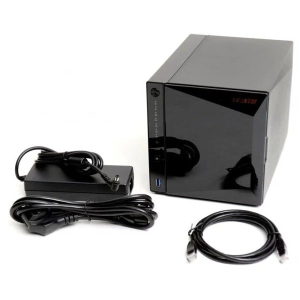 ASUSTOR AS3304T 4-Bay NAS/MPl/Cel 1.4GHz Quad Core/2GBDDR4/noHDD,LFF(HDD,SSD),/1x1GbE(LAN)/3xUSB3.2; 90IX01L0-BW3S00