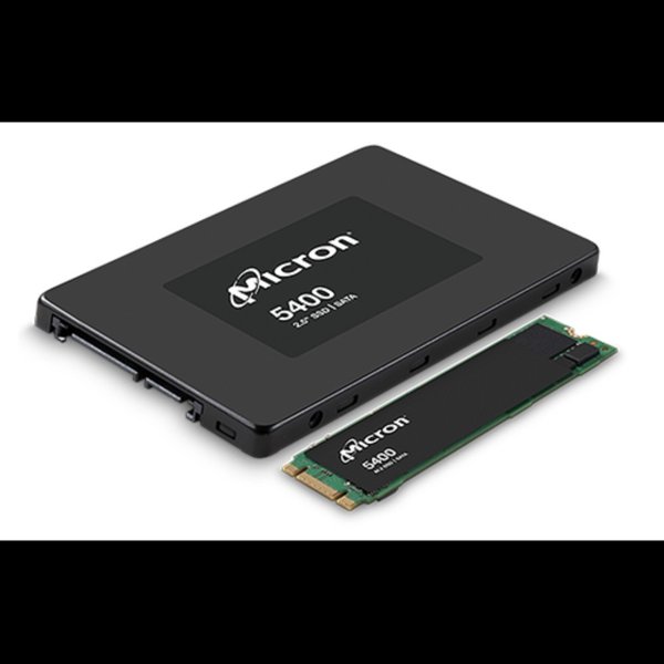 Micron SSD 5400 MAX, 3840GB, 2.5" 7mm, SATA3, 3D TLC, R/W 540/520MB/s, IOPs 95 000/34 000, TBW 24528, DWPD 3.5 (12 мес.)  OEM