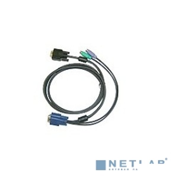 D-Link DKVM-IPCB5 Кабель для KVM-переключателя DKVM-IP8 длиной 5 м с разъемами VGA и PS/2