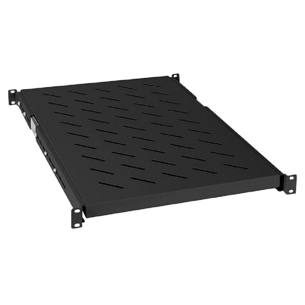 Cabeus JE05-1200-BK Полка 19" выдвижная для шкафов и стоек глубиной 1200 мм, цвет черный (RAL 9004)