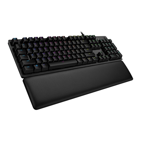 920-009329 Logitech Клавиатура G513 Tactile (GX Brown switches) механическая черный USB Multimedia for gamer LED (подставка для запястий)