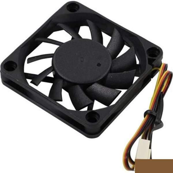Exegate EX283368RUS Вентилятор ExeGate ExtraSilent ES06010S3P, 60x60x10 мм, подшипник скольжения, 3pin, 3000RPM, 23dBA