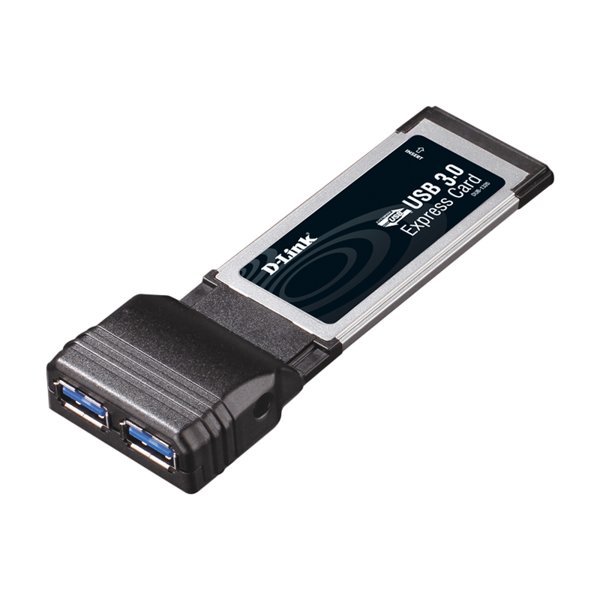 D-Link DUB-1320/A1A 2-портовый USB 3.0 адаптер для шины ExpressCard