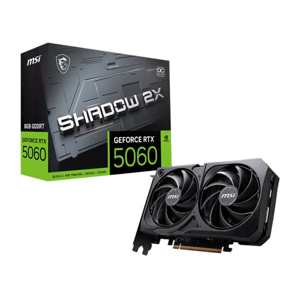 MSI GeForce RTX 5060 8G SHADOW 2X OC