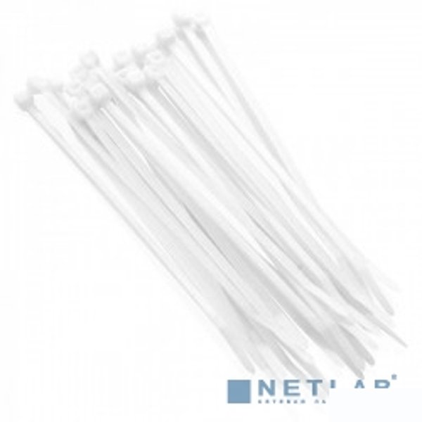 Rexant (07-0400-25) Стяжка кабельная нейлоновая 400x4,8мм, белая (25 шт/уп)