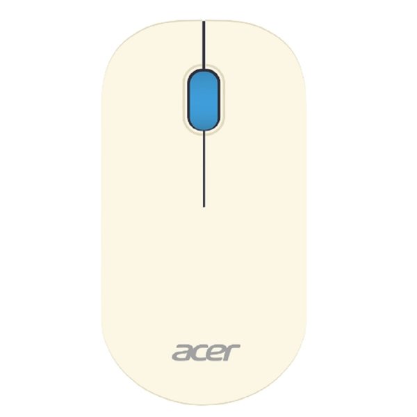 Acer OMR205 [ZL.MCEEE.02H] 1200dpi/беспроводная/USB/белый/голубой Мышь компьютерная