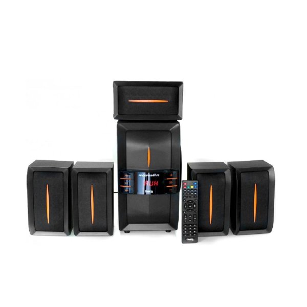 Dialog Progressive AP-540 BLACK {акустические колонки 5.1, 40W+5*12W RMS,  USB+SD reader}