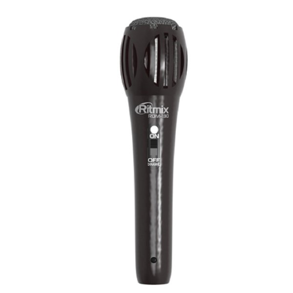 RITMIX RDM-130 black {-70 дБ +/- 3 дБ, подключение: 3 pin XLR - jack 6.3 мм}