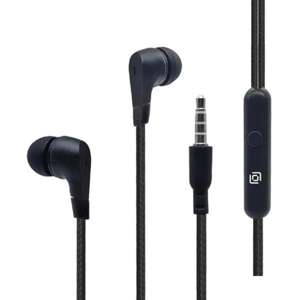 Oklick Гарнитура внутриканальные Оклик HS-S-250 1.2м черный проводные (SS-E161)