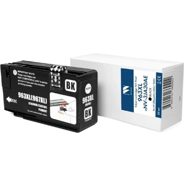 Струйный картридж NVP 963XL (NV-3JA30AE) Black для HP OfficeJetPro 9010/9020 (26 мл) совместимый