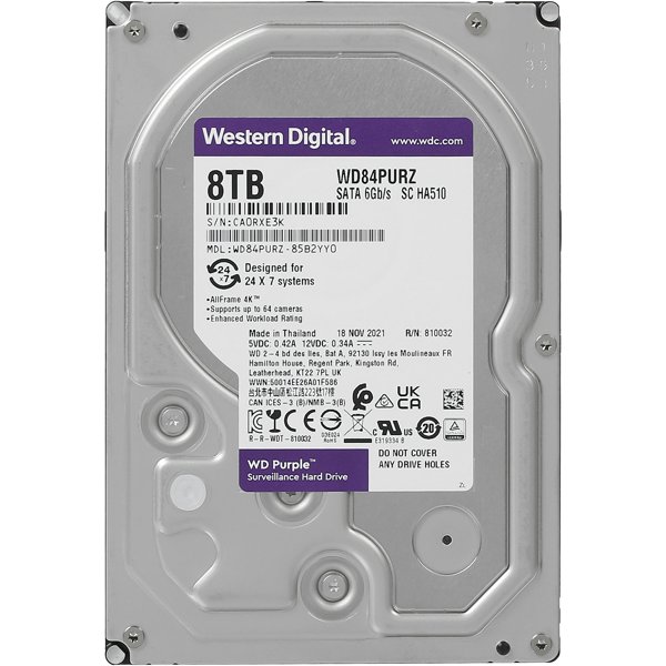 WD Purple 8Tb (WD84PURZ)
