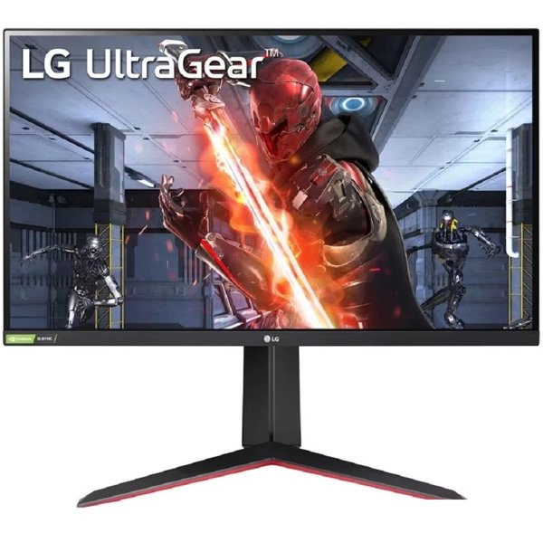 LCD LG 27" 27GN65R-B UltraGear черный и черный/красный {IPS 1920x1080 144Hz 1ms HDMI DisplayPort G-Sync HAS Pivot} [27gn65r-b.aruz]