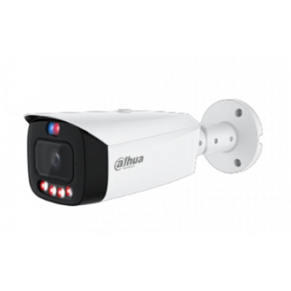 DAHUA DH-IPC-HFW3449T1P-AS-PV-0280B-PRO Уличная цилиндрическая IP-видеокамера WizColor TiOC K 4Мп, 1/1.8” CMOS, объектив 2.8мм, видеоаналитика, 2 микрофона, ИК 50м, LED 50м, IP67, металл/пластик