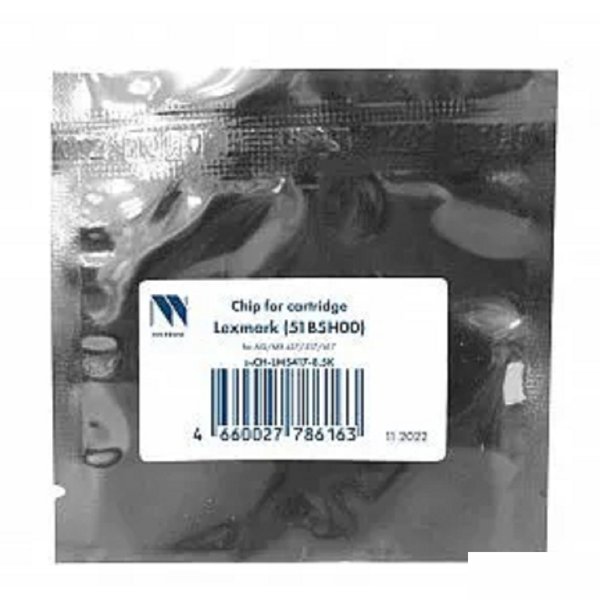 NV Print (NV-CH-LMS417) Чип для Lexmark (51B5H00) MS/MX 417/517/617 (8.5K)