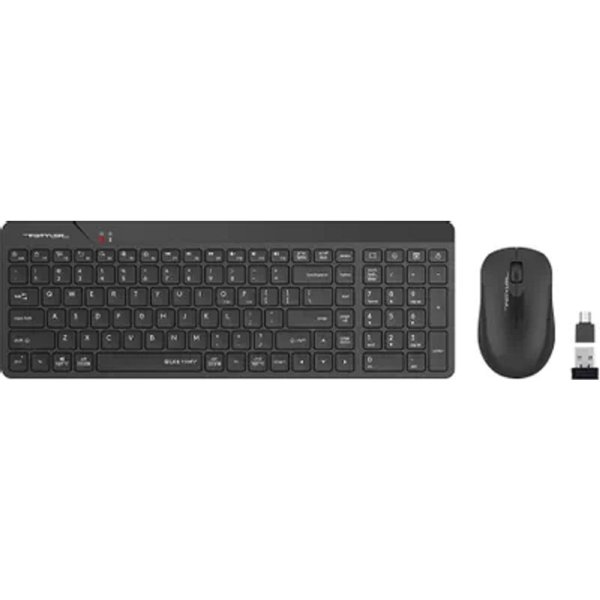Комплект клавиатура+мышь беспров. A4TECH Fstyler FG2300 Air2 black (USB, slim) (FG2300 AIR2  BLACK)