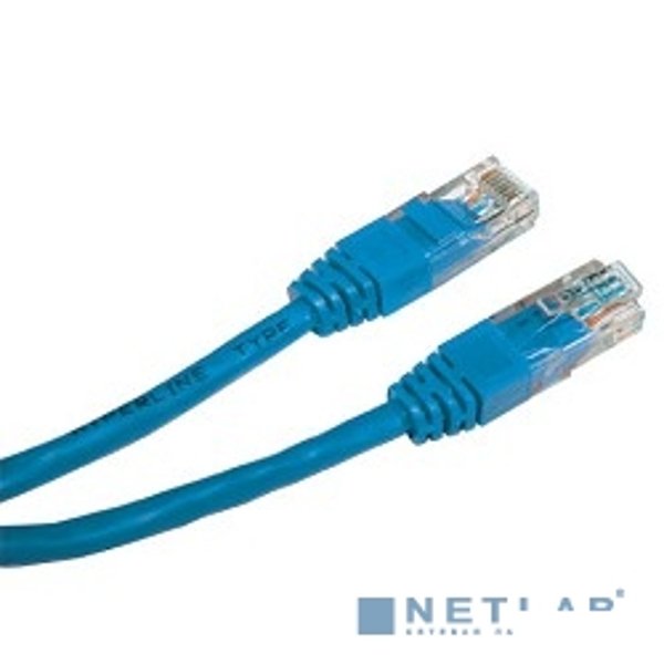 Cablexpert Патч-корд UTP PP12-0.5M/B кат.5, 0.5м, литой, многожильный (синий)